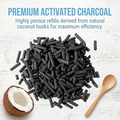 Odor Absorbing Activated Charcoal Filter Refills 2-Pack(2 Lbs/930g)