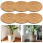 Legigo 6 Pack Coconut Fiber Mulch Ring Tree Plant Protector Mat, 18 Inch - color: 6 Pack, size: 18 Inch