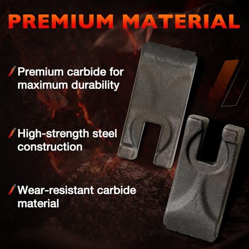 134519 Carbide Auger Teeth 40/50 Tooth Size Fits Pengo Aggressor Auger