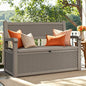 YITAHOME 70 Gallon Deck Bench with Storage - color: Brown, size: 80Gallon