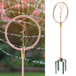 34" Ornamental Sprinkler, 360° Rotating, Wave Spiral - style: Wave Spiral