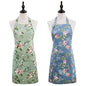 Floral Aprons for Women, 2 Pack Kitchen Aprons for Cooking Baking Gardening
