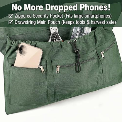 Garden Apron Tool Belt, Waist Organizer Set