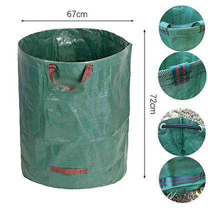 IME Reusable Gardening Lawn Leaf Bag, 272L, Green, 1 Count