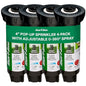Rain Bird 1804APPRS Pressure Regulated 4 Inch Pop Up Sprinkler Head 4 Pack - size: 4 Pack
