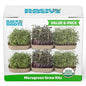 Back to the Roots DIY Microgreen Grow Kit, 6-Grow Variety Pack - color: Microgreen 6ct