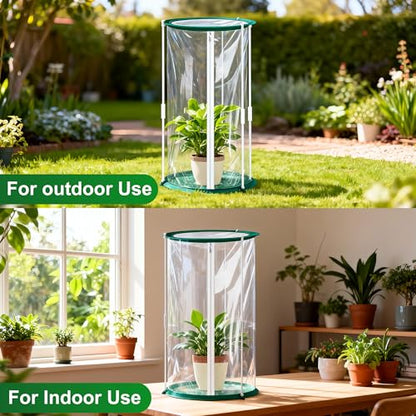 3 Pack Mini Greenhouse Cover, PVC, 22.8×12.6 Inch
