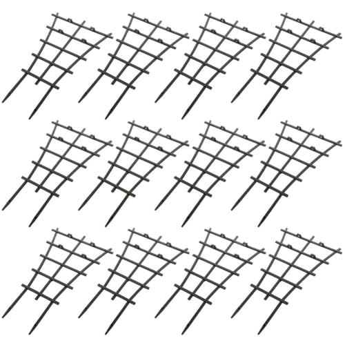 Feitore 12Pcs Indoor Plant Trellis for Climbing Plants Outdoor, Stackable - size: 12 Pcs