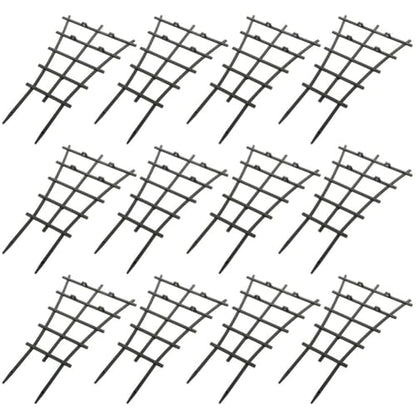 Feitore 12Pcs Indoor Plant Trellis for Climbing Plants Outdoor, Stackable - size: 12 Pcs