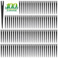 100 Pieces Drip Irrigation Support Stakes for 1/4 Inch Drip Tubing, 1/4" Tubing Hold Stakes Tool for Irrigation System Hose & Emitter Support for Vegetable Flower Beds Lawn Supplies - size: 1/4" Drip Stakes