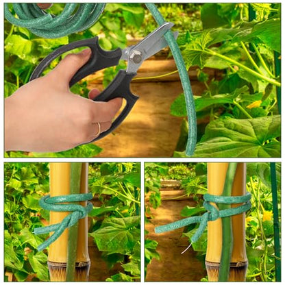 Frienda 76 ft Soft Plants Ties Flexible Foam Garden Ties 0.39 inch