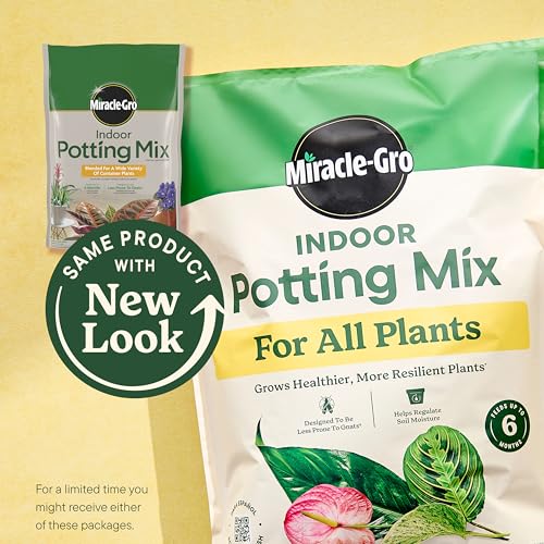 Miracle-Gro Indoor Potting Mix and Miracle-Gro Indoor Plant Food - size: Bundle Pack