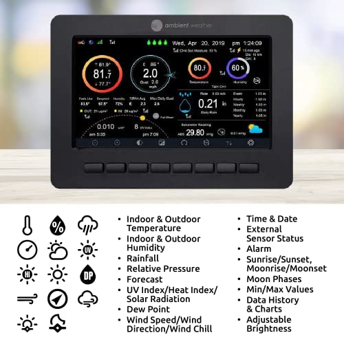 Ambient Weather WS-2000 Smart Weather Station - style: Advanced Console + Array