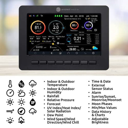Ambient Weather WS-2000 Smart Weather Station - style: Advanced Console + Array