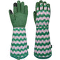 Thornproof Rose&Cactus Gardening Gloves,Gauntlet Garden Glove,Gifts - color: Green, size: Medium