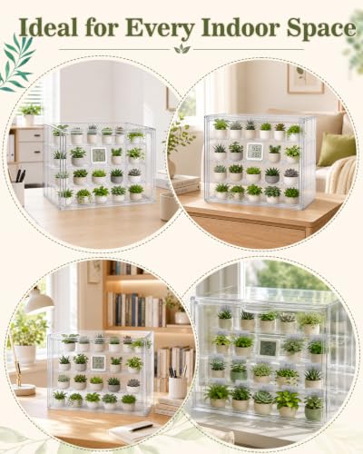 Pawfly Mini Greenhouse Indoor Greenhouse Clear Portable Small Greenhouse
