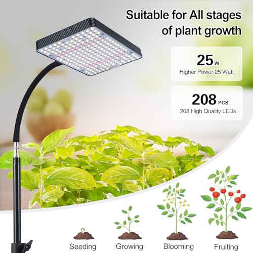 Standing Grow Light for Indoor Plants, Monstera, Bonsai Trees - size: 1-Head-Stand