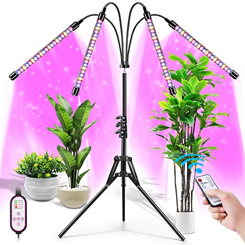 Felibeaco Plant Grow Lights for Indoor Plants with Adjustable Stand & Timer - style: Floor