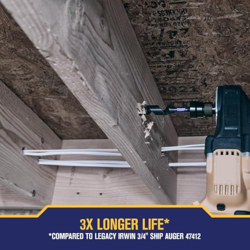 Irwin Tools IWAX3017 Auger Bit 3/4In X 7.5In Speedbor Supreme - style: 3/4-In X 7.5-In