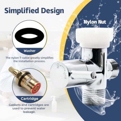Vayzluiy Handheld Bidet Sprayer for Toilet, Adjustable Water Pressure - style: Stainless Steel