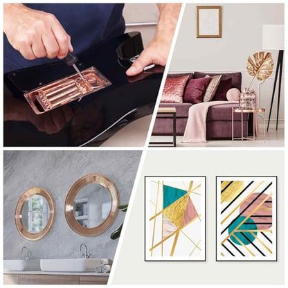 MECCANIXITY 30pcs Copper Foil Thin Tape Sheet Copper Metal Conductive 3"x4" - size: 3"(75mm) W x 4"(100mm) L