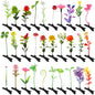 30 Pcs Rave Bean Sprout Hair Clips Plant Styles,Cute - style: Cute
