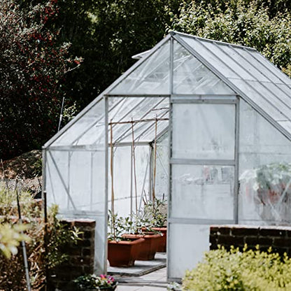 VEVOR Greenhouse Plastic Sheeting 15 x 40 ft, 6 Mil Thickness UV Resistant Clear Polyethylene Film, Hoop Green House Cover for Farms, Agriculture, Garden - size: 15 x 40 ft
