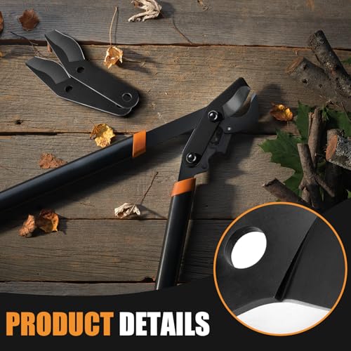Lopper Blades Fit for Fiskars PowerGear 25"/31" & PowerGear 2 27"/32", 2 PC