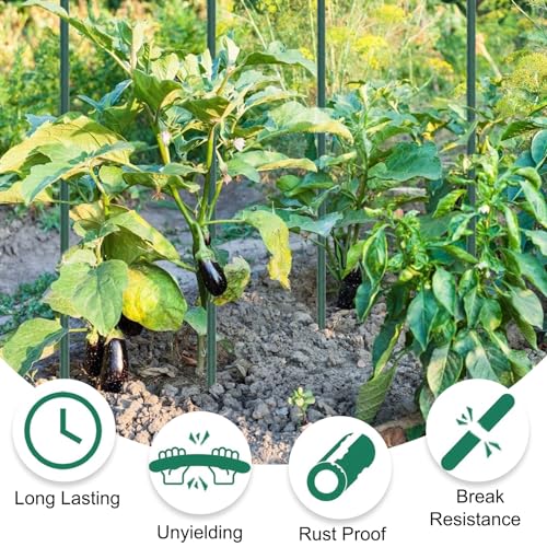 25 Pack 24 Inch Plant Stakes for Peppers & Potted Plants - size: 24 Inches