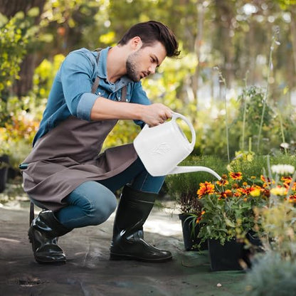 Plant Watering Can - 1/2 Gallon - White - color: White