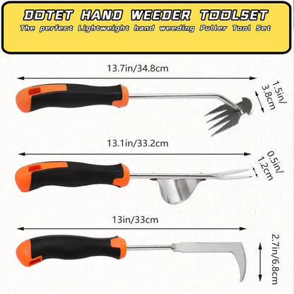Weed Remover Tool,2026 New Weeding Tools Gardening,Weed Puller Tool with Long Handle (Mixed Color 3PCS)