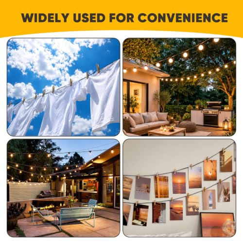 String Light Hanging Kit with 200FT Black Vinyl Coated Wire Rope - size: 200FT