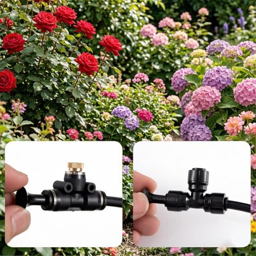1/4 Inch Drip Irrigation System End Closure Parts, Quick Connect End Plugs Compatible with Tee Connectors, Water‑Saving Irrigation Accessories - size: 30PC-9