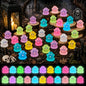 108 Pcs Halloween Luminous Mini Resin Ghost Figurines - color: Halloween-108pc