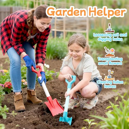 20 Inch Beach Sand Shovels for Kids (Red) - color: Red