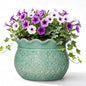 Ceramic Planter 12 Inch, Ceramic Plant Pot, Crack Lake Green - color: Crack Lake Green, size: 12 Inch