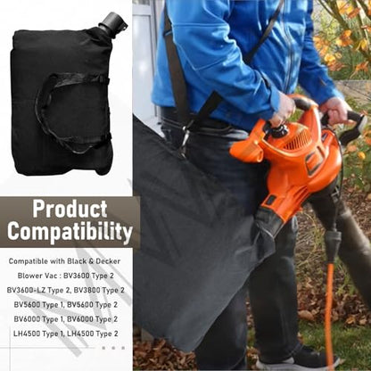 90560020-01 Leaf Blower Shoulder Bag Compatible with Black & Decker