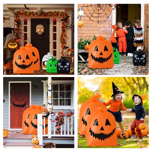 Halloween Leaf Lawn Bags 9 Pcs