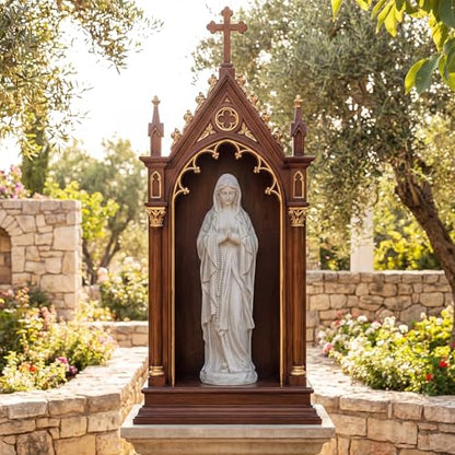 Giantex Virgin Mary Praying Statue 29.5", Blessed Mother Outdoor Statue - style: Virgin Mary – Praying