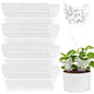 100 Pack Gnat Traps, Double Sided Plant Sticky Traps for Indoor Bug, Clear - color: Clear