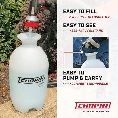 CHAPIN 20024 SureSpray 2-Gallon Pump Sprayer for Lawn & Garden, 2-Pack - size: 2-Gallon - 2 Pack