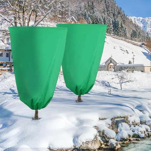 Ideal Swan 4 Pack Plant Covers Freeze Protection for Winter Plant Cover