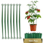 100pcs Garden Stakes Arms for Tomato Cage, 11mm, No Stake - size: 11mm/0.43inch