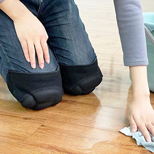 Men/Women Knee Pads for Gardening, Adjustable Straps, Black L,1 Pair - color: Black, size: Large