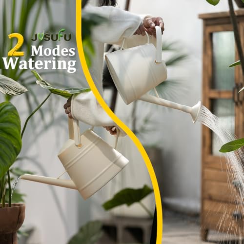 1 Gallon Watering Can for Plants - color: White