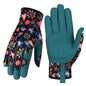 Bamllum Gardening Gloves for Women, Leather Garden Gloves - color: Shuicailv
