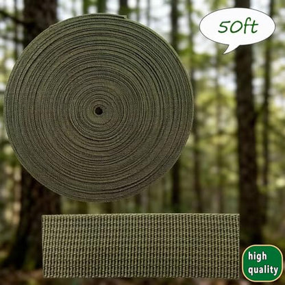1 Roll 65.6 Feet Tree Tie for Plant Support Garden Strap 1 Inch Width Staking and Guying Material 1,800 Lbs Strength (Army Green) - color: Army Green