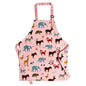 Jennice House Kids Aprons, Cotton Children Aprons with Adjustable Neck Strap Child Chef Aprons - color: Pink, size: Small