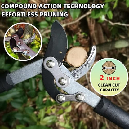 YRTSH Loppers for Tree Trimming Heavy Duty Branch Cutter,2" Cut Capacity - style: Lopper 32 Inch