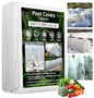 Plant Covers Freeze Protection, 10 ft x 50 ft 1.0 oz/yd² Reusable Frost Protection Floating Row Cover, Frost Blankets for Plants, Frost Cloth for Cold Weather Snow, Winter Frost Pests Protection - size: 10 ft x 50ft